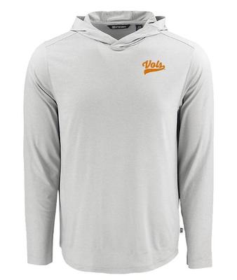 Tennessee Cutter & Buck Vols Script Coastline Epic Comfort Hooded Shirt