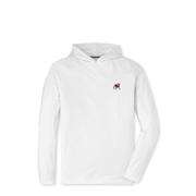  Georgia Standing Bulldog Peter Millar Pine Performance Hoodie