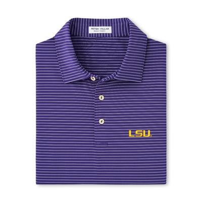 LSU Peter Millar Hemlock Performance Polo