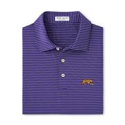  Lsu Tiger Logo Peter Millar Hemlock Performance Polo