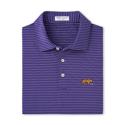 LSU Tiger Logo Peter Millar Hemlock Performance Polo