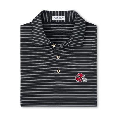 Georgia Helmet Peter Millar Hemlock Performance Polo BLACK