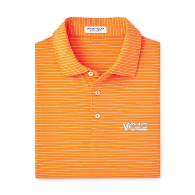 Tennessee Vault Vol Star Peter Millar Hemlock Performance Polo ORANGE