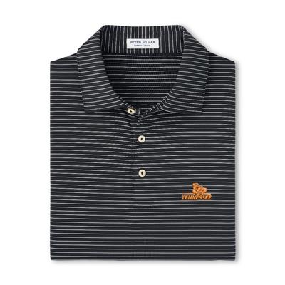 Tennessee Vault Davey Peter Millar Hemlock Performance Polo BLACK