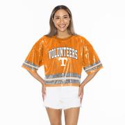  Tennessee Gameday Couture Own The Game Full Sequin Crop Jersey