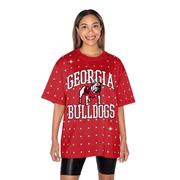  Georgia Gameday Couture In The Zone All Over Rhinestone Tee