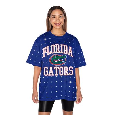 Florida Gameday Couture In The Zone All Over Rhinestone Tee