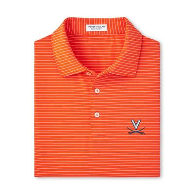 Virginia Peter Millar Hemlock Performance Polo ORANGE