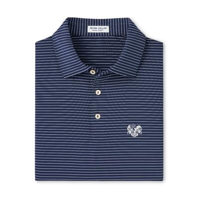 North Carolina Vault Ram Peter Millar Hemlock Performance Polo NAVY