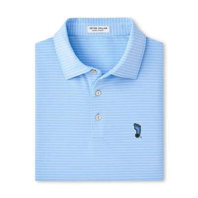 North Carolina Heel Logo Peter Millar Hemlock Performance Polo