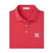  Nebraska Peter Millar Hemlock Performance Polo