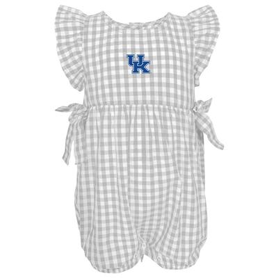 Kentucky Garb Infant Constance Gingham Bubble Onesie