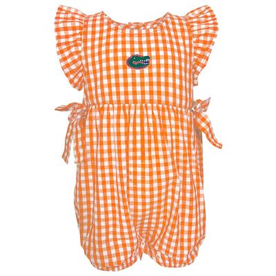 Florida Garb Infant Constance Gingham Bubble Onesie