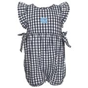  Unc Garb Infant Constance Gingham Bubble Onesie