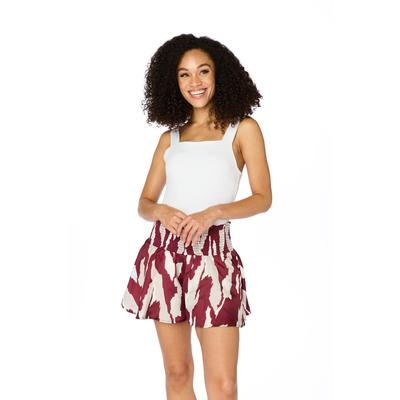 Maroon and Grey Stewart Simmons The Abstract Shorts