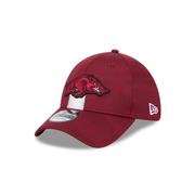  Arkansas New Era 3930 Helmet Stripe Flex Fit Cap