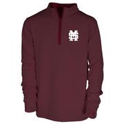  Mississippi State Garb Toddler Sterling Honeycomb 1/4 Zip Pullover