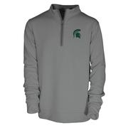  Michigan State Garb Youth Sterling Honeycomb 1/4 Zip Pullover