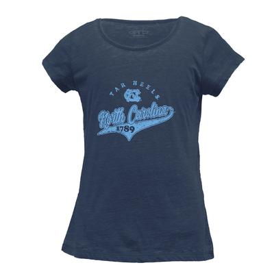 UNC Garb YOUTH Charlotte Tri-bend Scoop Neck Tee