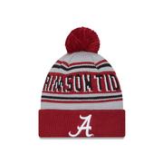  Alabama New Era Wordmark Knit Pom Beanie