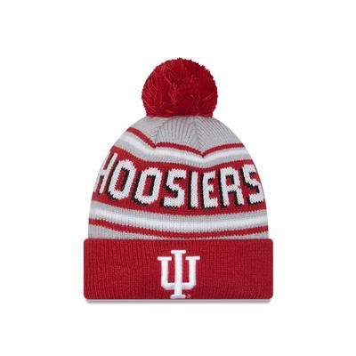 Indiana New Era YOUTH Wordmark Knit Pom Beanie