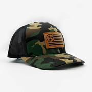  Tristar Hat Co.Camo Patch Trucker Hat