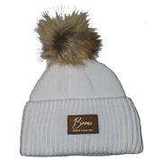  Boone Pukka Women's Cuffed Pom Knit Beanie