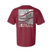  Alabama Wavy Sections Comfort Colors Tee