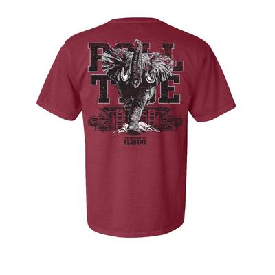 Alabama Charging Elephant Stadium Comfort Colors Tee