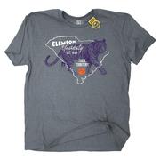  Clemson The Duck Company Collegiate State Outline Tee