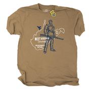  West Virginia The Duck Company State Outline Cotton Tee