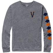  Virginia League Diamond Sleeve Victory Falls Long Sleeve Tee