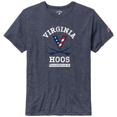 Virginia League Red White Hoo Charlottesville Victory Falls Tee