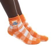  Tennessee Lady Vols Zoozatz Buffalo Check Fuzzy Socks