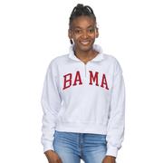  Alabama Zoozatz Women's Sport Crop 1/4 Zip Crew