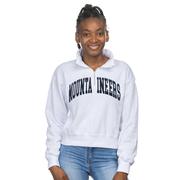  West Virginia Zoozatz Women's Sport Crop 1/4 Zip Crew