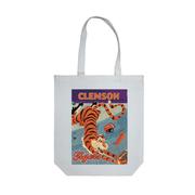  Clemson Mascot Retro Tote