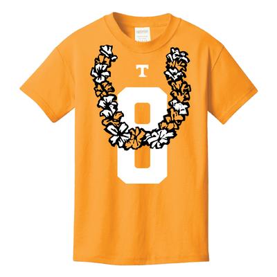 Tennessee YOUTH Nico Iamaleava #8 Lei Shirsey Tee