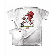  Arkansas Running Big Red Football Hogtoons Comfort Colors Tee