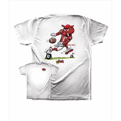 Arkansas Running Big Red Football HogToons Comfort Colors Tee