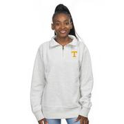  Tennessee Zoozatz Women's Sport Crew 1/4 Zip Left Chest Embroidered Pullover