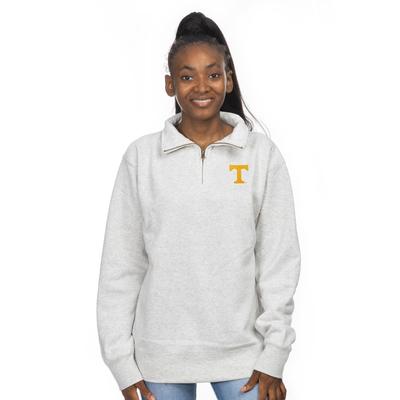 Tennessee Zoozatz Women's Sport Crew 1/4 Zip Left Chest Embroidered Pullover