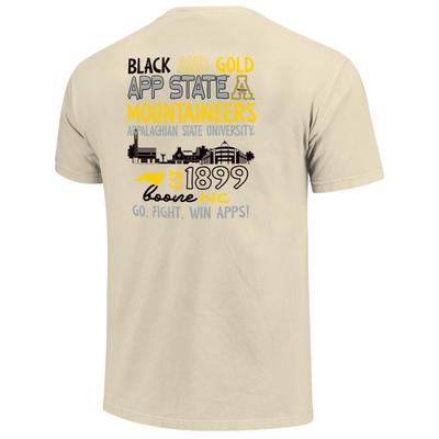 App State School Elements Stack Comfort Colors Tee