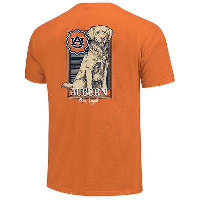 Auburn Retriever Wooden Frame Comfort Colors Tee