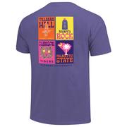  Clemson Preppy Posters Comfort Colors Tee