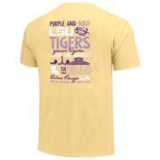  Lsu School Elements Stack Comfort Colors Tee