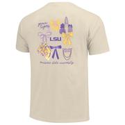  Lsu Coquette Campus Comfort Colors Tee