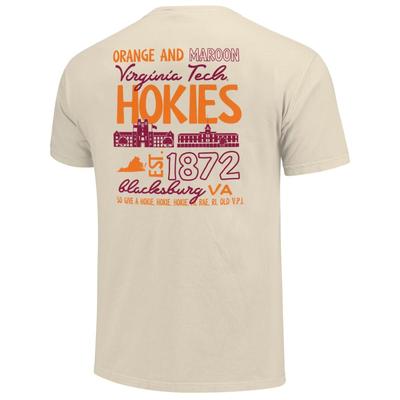 Virginia Tech School Elements Stack Comfort Colors Tee