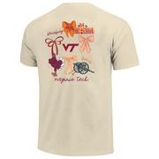  Virginia Tech Coquette Campus Comfort Colors Tee