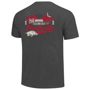  Arkansas Stadium Lights Comfort Colors Tee